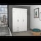 Tuhome Chile Armoire, Rod, 3 Door Cabinet, 2 Drawers, 2 Superior Adjustable Shelves, Metal Hardware, White CLB5949 - alternate 4